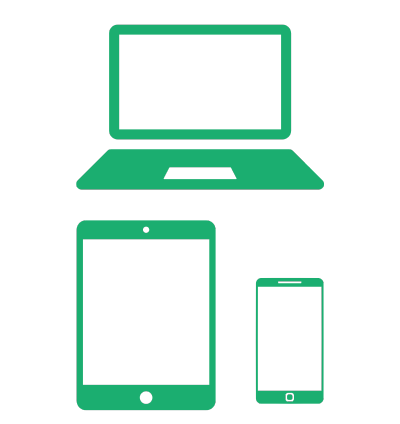 PC・タブレット・スマホのアイコン